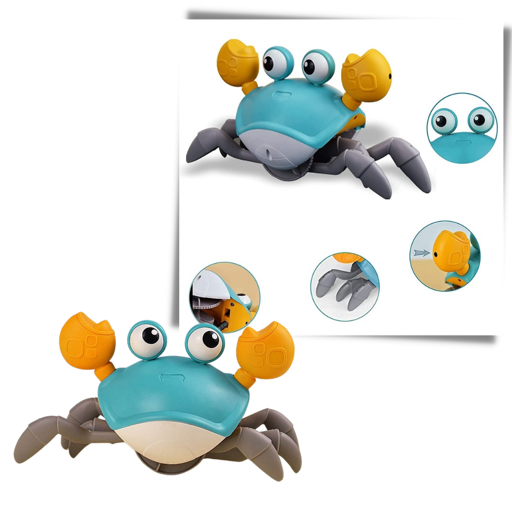 Brinquedo de polvo com detector de movimento da Mountdog, brinquedo inteligente com design de polvo para diversão interativa.