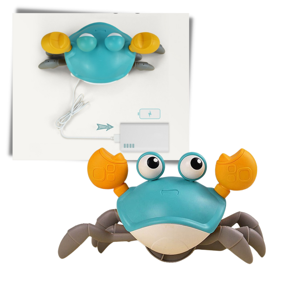 Brinquedo de polvo com detector de movimento da marca Mountdog, design recarregável e divertido para crianças.