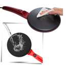 Crepeira elétrica antiaderente Nutrichef para preparo e cozimento de crepes de forma fácil e limpa.