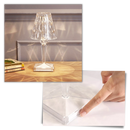 Lâmpada de escritório em cristal acrílico Diyoo, com design moderno e iluminação elegante para ambientes de trabalho.
