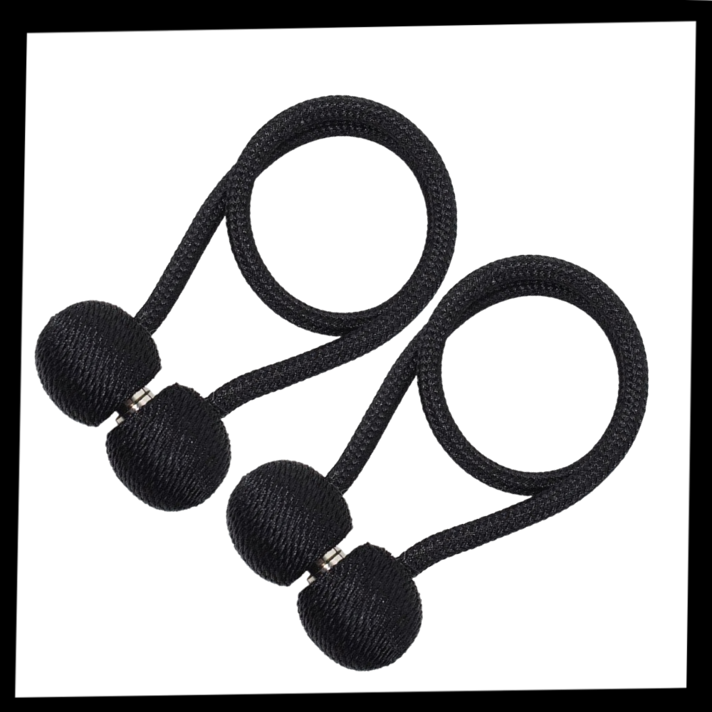 Conjunto de 2 ganchos magnéticos Aetomce para cortinas, acessórios para tratamento de janelas com fixação fácil e prática.
