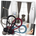 Conjunto de 2 ganchos magnéticos Aetomce para cortinas, acessórios para tratamento de janelas, práticos e discretos.