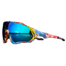 Óculos de sol polarizados para ciclismo da marca Genérica, com armação leve e lentes resistentes ao sol e impactos.