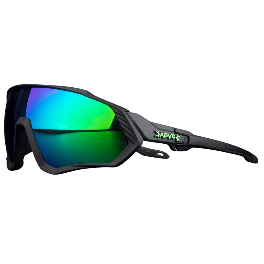 Óculos de sol polarizados para ciclismo da marca genérica, com armação esportiva e lentes resistentes ao sol.