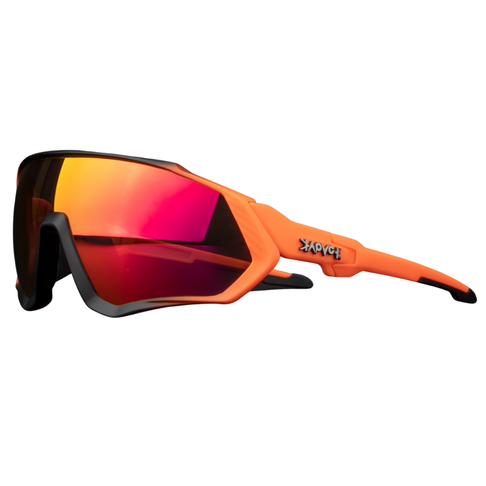 Óculos de sol polarizados para ciclismo da marca Genérico, com armação leve e lentes resistentes ao sol.