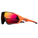 Óculos de sol polarizados para ciclismo da marca Genérico, com armação leve e lentes resistentes ao sol.