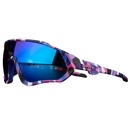 Óculos de sol polarizados para ciclismo da marca genérica, com armação leve e lentes refletivas.