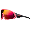 Óculos de sol polarizados para ciclismo da marca genérica, com armação leve e lentes escuras.