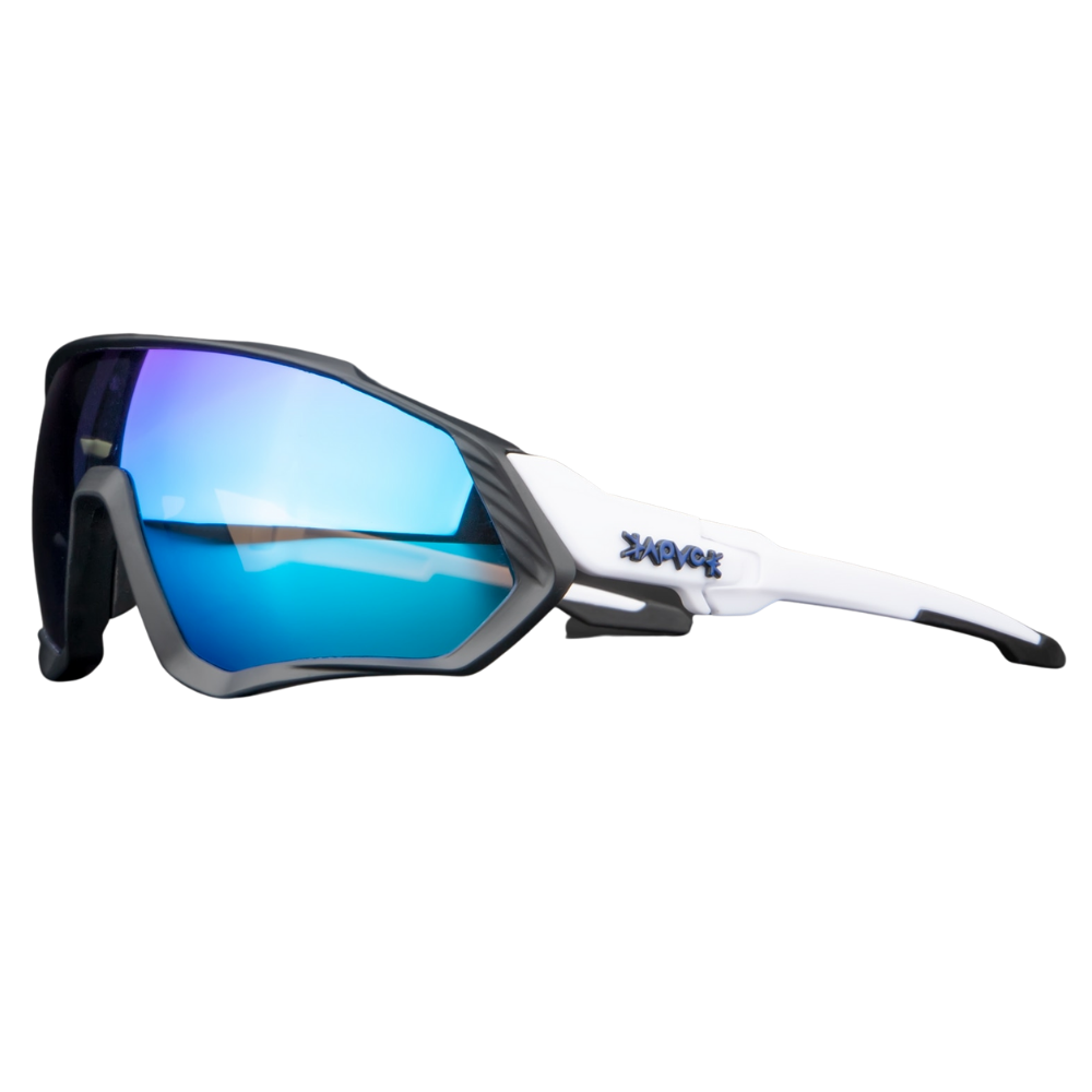 Óculos de sol polarizados para ciclismo da marca genérica, com armação resistente e lentes que reduzem o brilho.