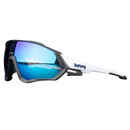 Óculos de sol polarizados para ciclismo da marca genérica, com armação resistente e lentes que reduzem o brilho.