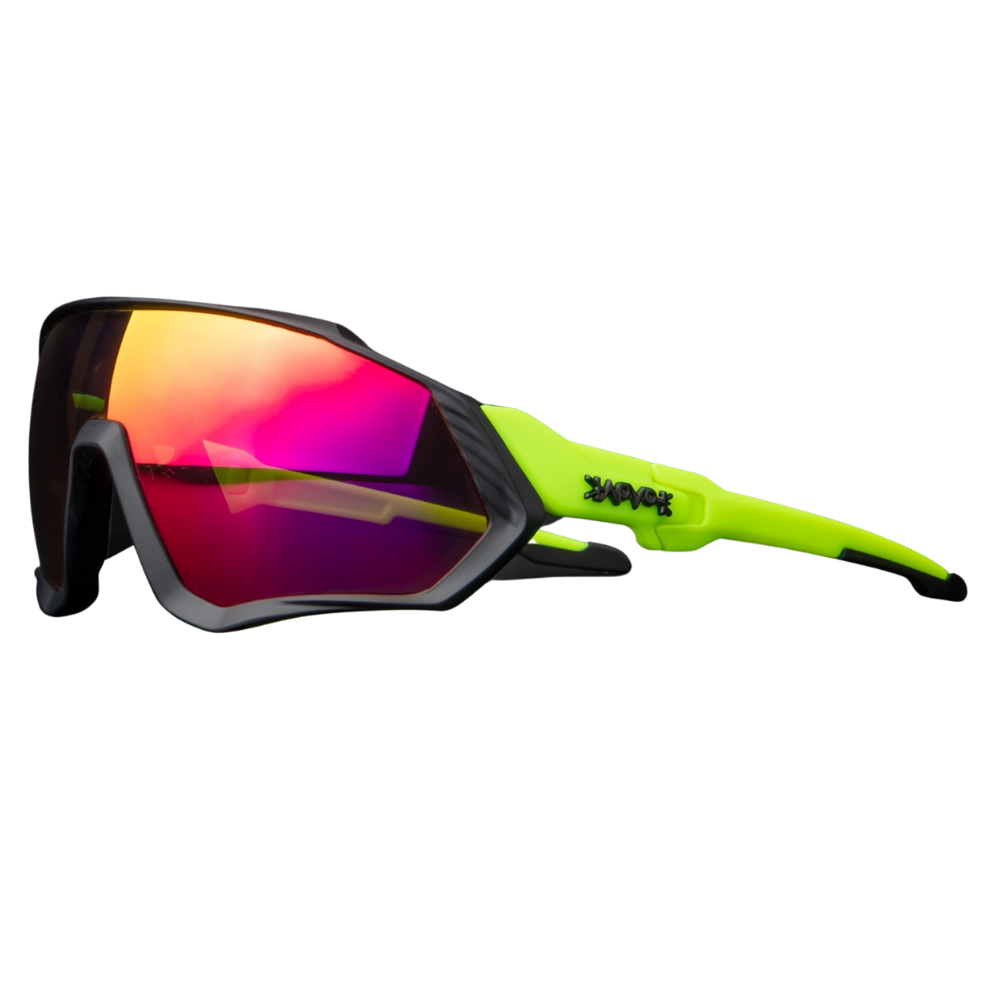 Óculos de sol polarizados para ciclismo, armação moderna e lentes resistentes, ideal para proteção enquanto pedala.