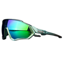 Óculos de sol polarizados para ciclismo da marca genérica, com armação leve e lentes espelhadas, ideal para proteção e desempenho ao pedalar.