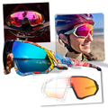 Óculos de sol polarizados para ciclismo da marca Genérica, armação leve e lentes escuras para proteção contra raios solares
