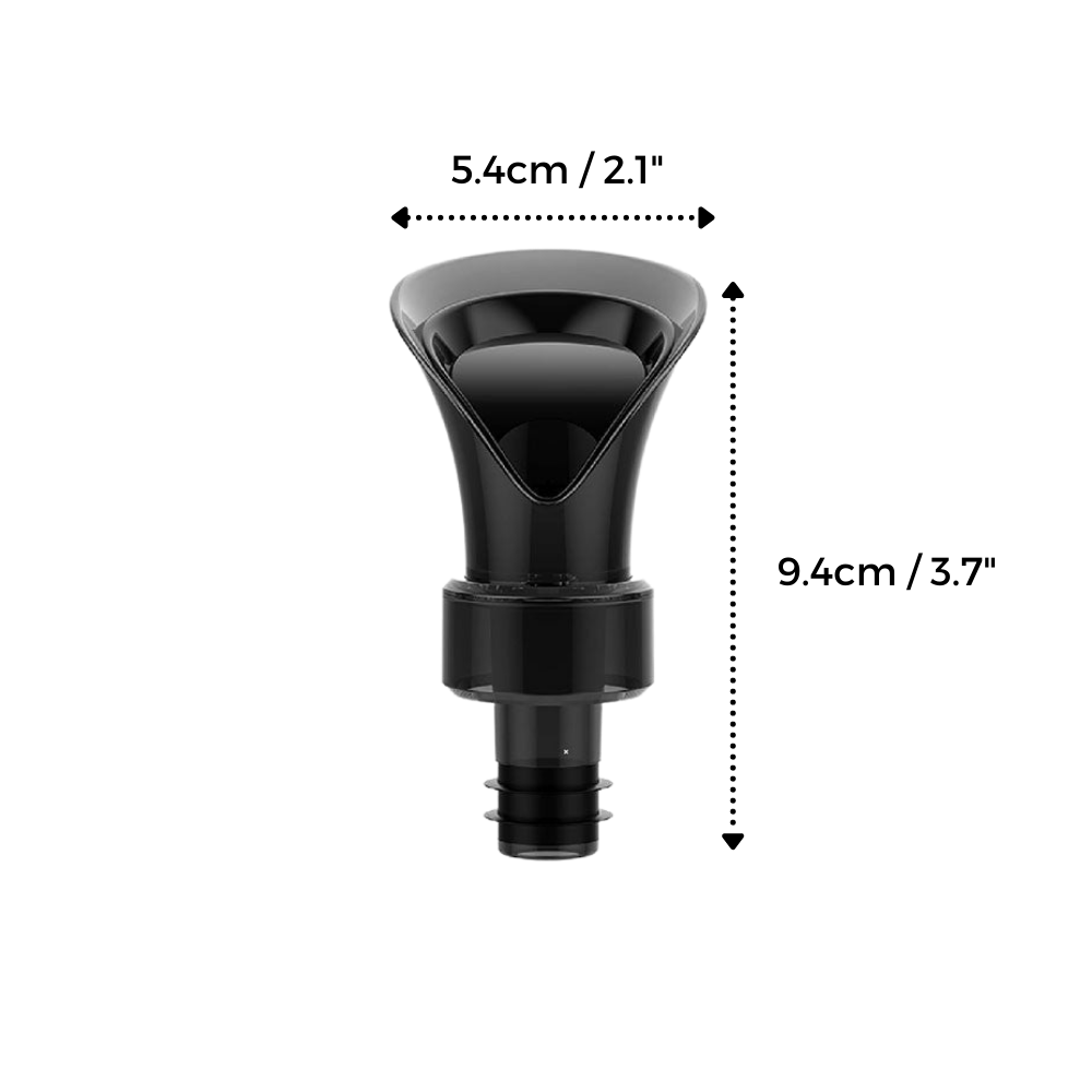 Decantador de vinho 2-em-1 com tampa Tboline, acessório de bar para servir e preservar vinhos com elegância.