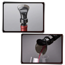 Decantador de vinho 2 em 1 Tboline com tampa, acessório de bar, fácil de usar e limpar, para servir vinho com elegância.