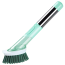 Escova de lavar louça Tina&Tony com dispenser de sabão verde, utensílio de limpeza para cozinha doméstica