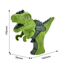 Figura de dinossauro com efeito de fogo, personagem do brinquedo Sesaver, parte do conjunto de bonecos e figurinas.