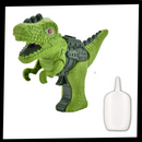 Figura de dinossauro com lança que solta fogo, parte da coleção de brinquedos e figurines Sesaver.
