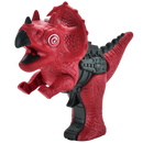 Figura de dinossauro com efeito de fogo, brinquedo da marca Sesaver, parte de coleção de bonecos e figuras de dinossauros.