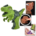 Figura de dinossauro de brinquedo da Sesaver, pistolet com efeito de fogo, parte de coffret de figuras de dinossauros.