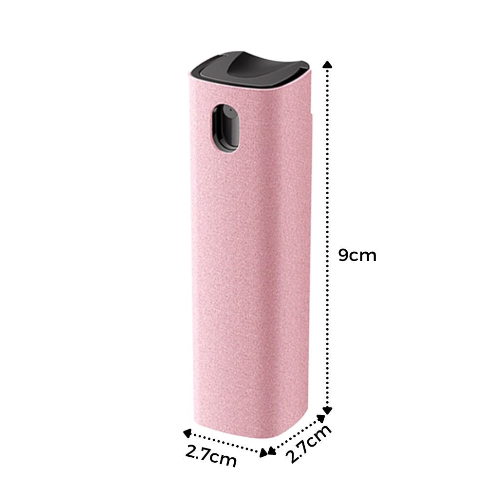 Produto de limpeza para tela de telefone Enquiret 2-em-1, spray para remover sujeira e proteger a tela do smartphone.
