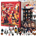 Bonecas de Halloween colecionáveis para crianças, conjunto de figuras da marca Wjkb com detalhes temáticos assustadores.