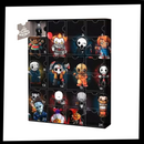 Conjunto de bonecas de Halloween colecionáveis Wjkb, figuras e caixas decorativas para crianças.