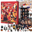 Bonecas de Halloween colecionáveis para crianças, conjunto de figuras da marca Wjkb com detalhes temáticos assustadores.