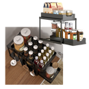 Porta-espices com dois gavetas da Alimaro, utensílios de cozinha duráveis e organizados para especiarias.