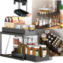 Porte-épices Alimaro com dois gavetas de armazenamento para temperos na cozinha, design prático e organizado.