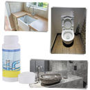 Pó de limpeza Follure para pias e canos, com design multifuncional, usado em limpeza doméstica para desentupir e eliminar odores