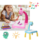 Quadro de desenho de projeção para crianças Kanaroous, brinquedo de jogos de desenho com superfície de projeção colorida.