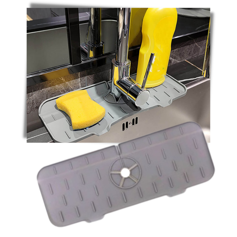 Tapete de silicone anti-espirrador para pia, acessório para eletrodomésticos, marca Baolian, protege e evita respingos.