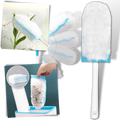 Plumeau eletrostático descartável Parezy para limpeza doméstica, removendo poeira de superfícies com facilidade.
