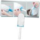 Cabeça de espanador eletrostático descartável Parezy para limpeza doméstica, com cabeça substituível e efeito antiestático.