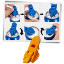Conjunto de decapsuladores Jianda, utensílios de cozinha portáteis e fáceis de usar para abrir garrafas de forma prática.