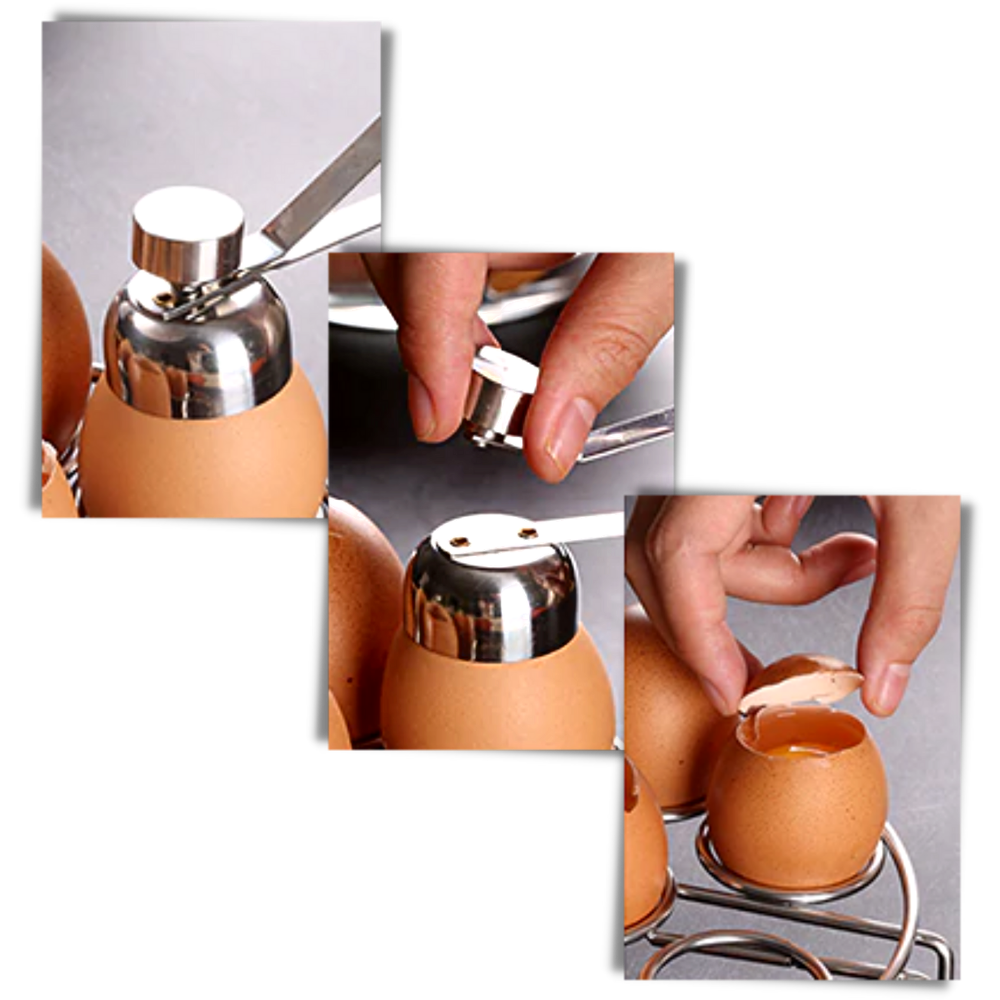 Ouvre coquilles de œufs Eastjing, ustensile de cuisine pour ouvrir facilement les coquilles d'œufs sans casser.