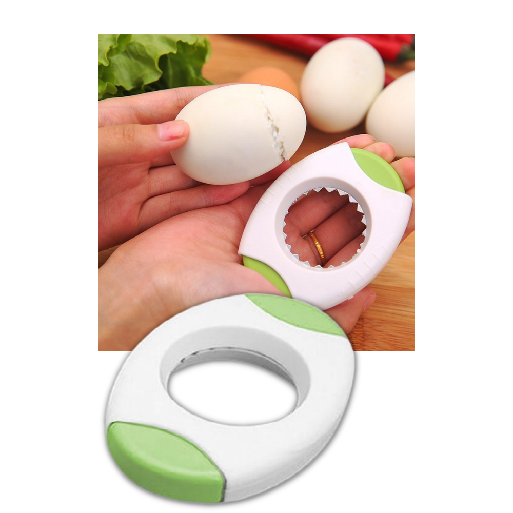 Couteau Aooower para quebrar casca de ovo, utensílio de cozinha para abrir ovos facilmente e com precisão.
