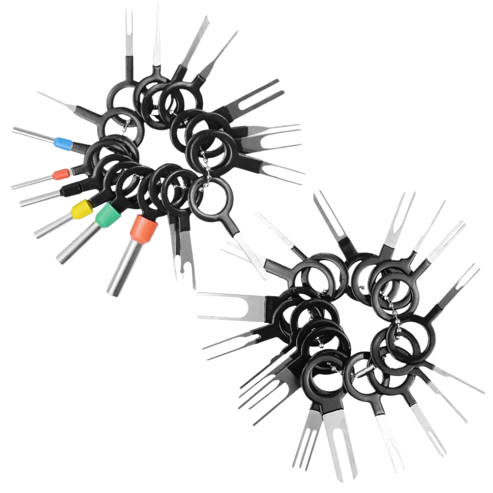 Kit de 36 ejectores de conectores elétricos Fun For All LLC para componentes eletrônicos, ferramenta para remoção de conectores.