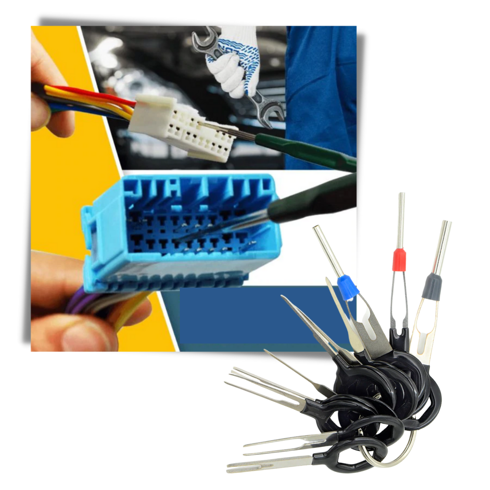 Kit de ejector de conectores elétricos Fun For All Llc para componentes eletrônicos, fácil de usar e com várias peças.
