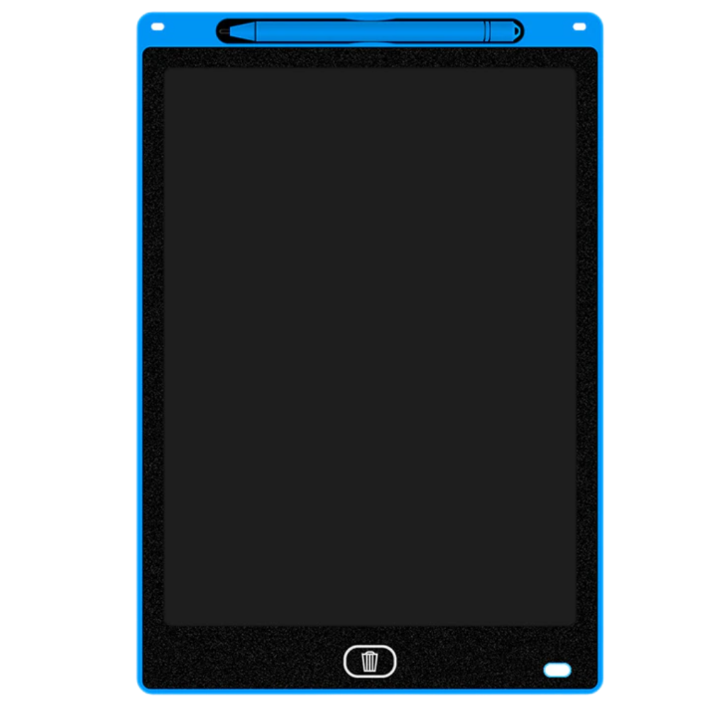 Tablete de desenho LCD para crianças da Goolrc, quadro de escrita azul com tela sensível ao toque e caneta inclusa.