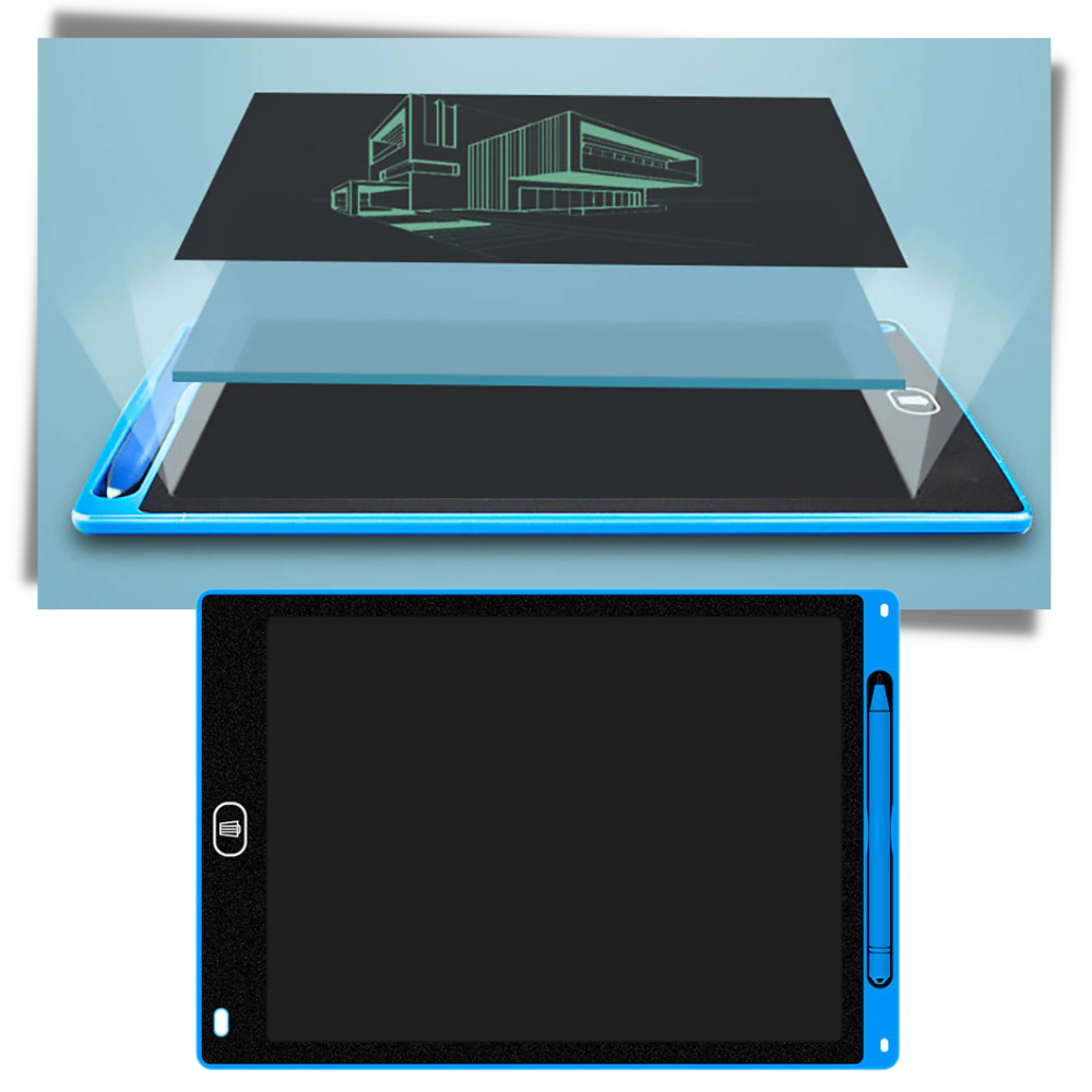 Mesa de desenho LCD para crianças da Goolrc, quadro de escrita digital durável para atividades criativas e educativas