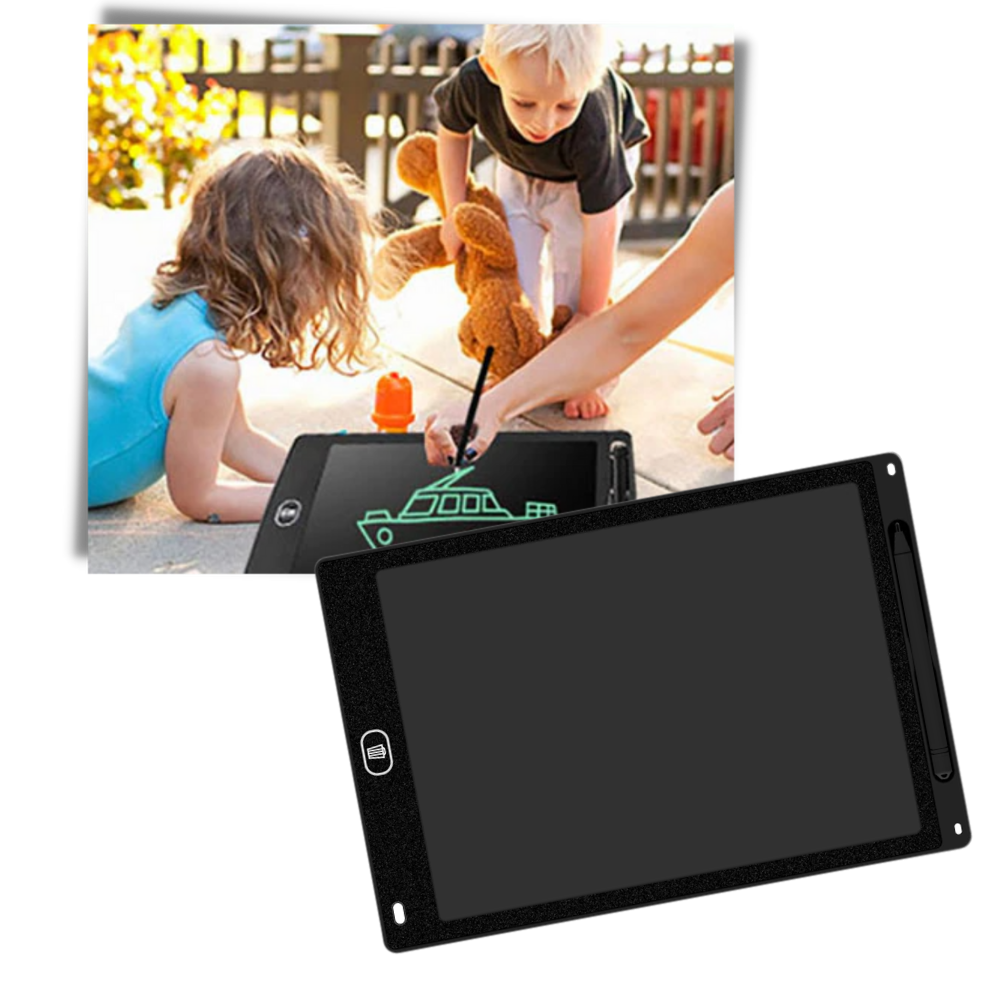 Prancheta de desenho LCD para crianças da marca Goolrc, ferramenta de aprendizagem educativa e divertida para desenhar e escrever.