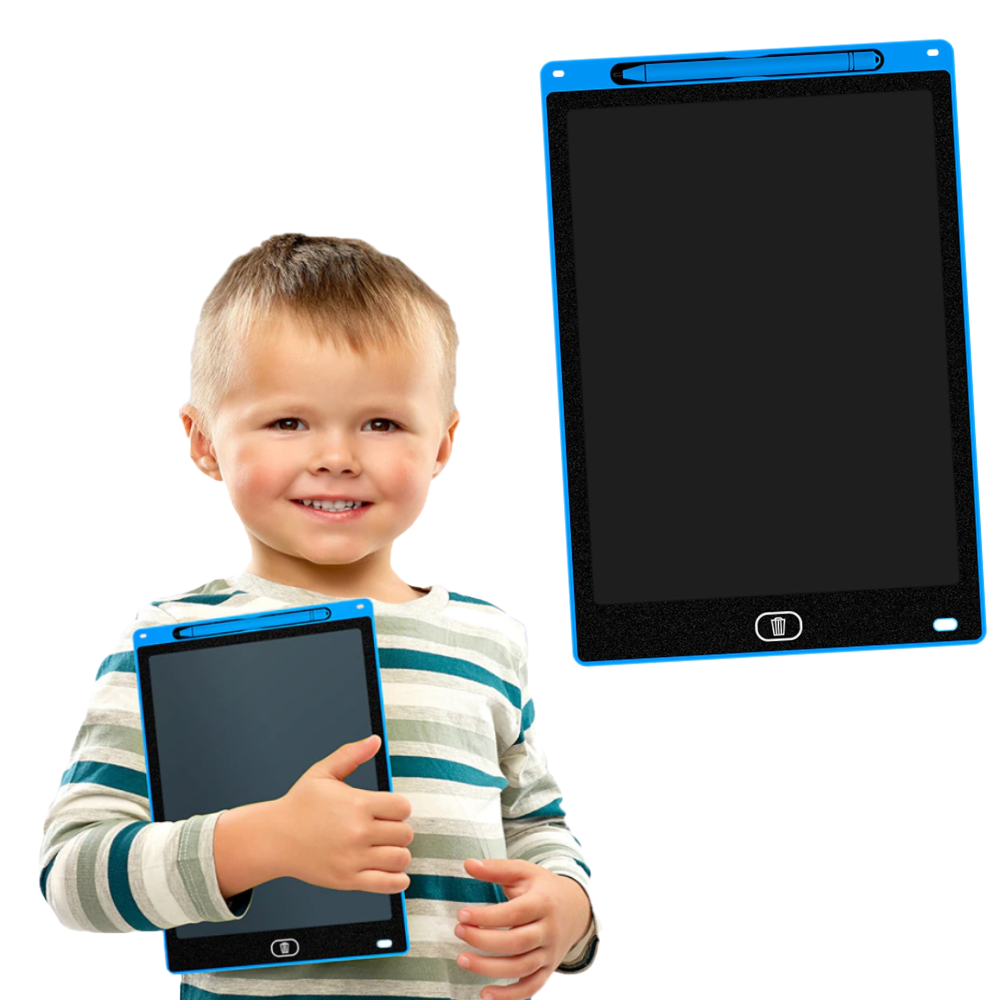 Tablete de desenho LCD para crianças Goolrc, leve e portátil, com tela sensível ao toque para atividades criativas.