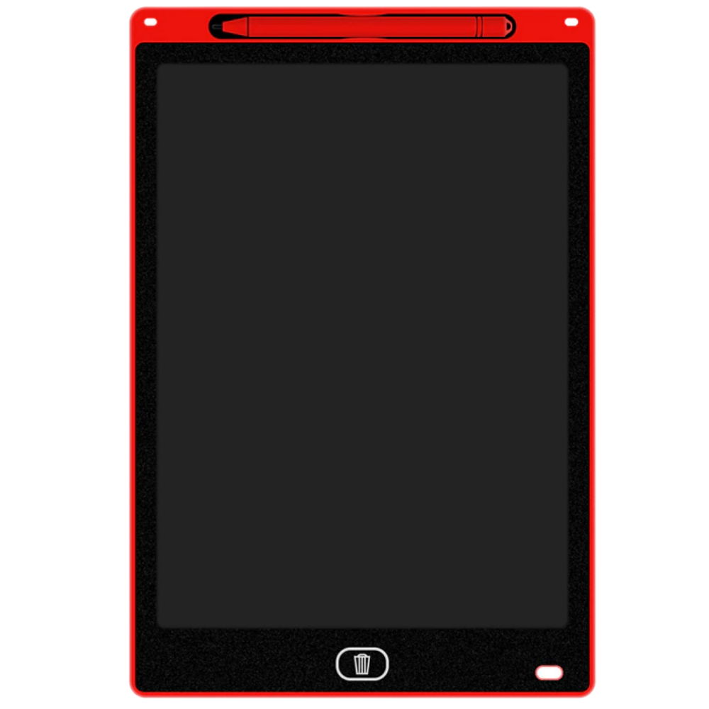 Tablete de desenho LCD para crianças Goolrc, com tela vermelha para atividades de escrita e desenho infantil.