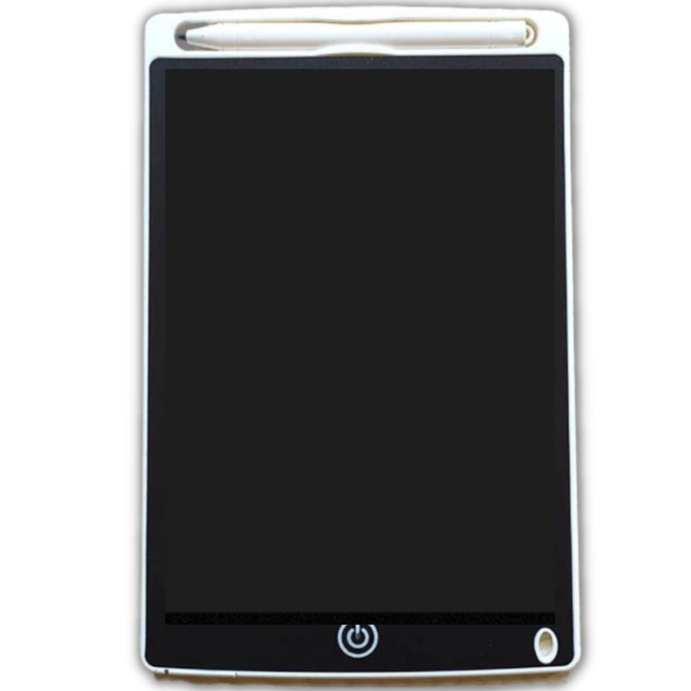 Tela de desenho LCD para crianças da marca Goolrc, tablet de jogos de desenho branca com tela sensível ao toque.