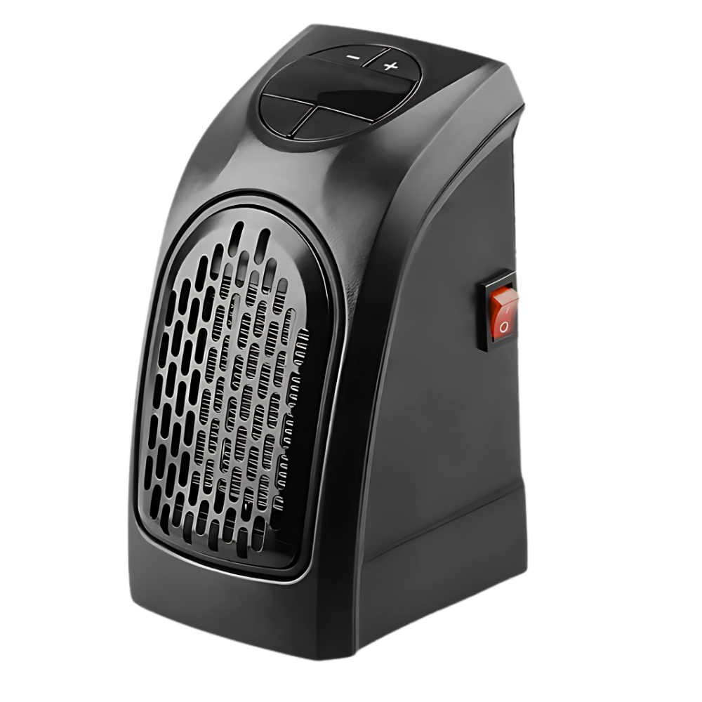 Aquecedor elétrico portátil da Ontel, dispositivo compacto de aquecimento e climatização para ambientes internos.