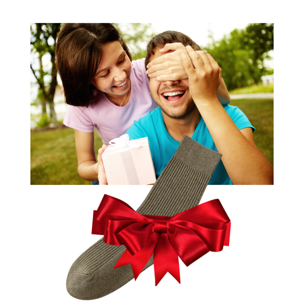Chaussettes côtelées para homens Farm To Feet, 2 pares de meias confortáveis e duráveis, estilo clássico e ideal para o dia a dia.
