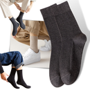 Chaussettes côteladas para homens da Farm To Feet, duas pares, tecido confortável e resistente para uso diário.