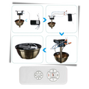 Controle remoto universal Lphumex para ventilador, fácil de instalar e usar, acessório prático para ventiladores domésticos.